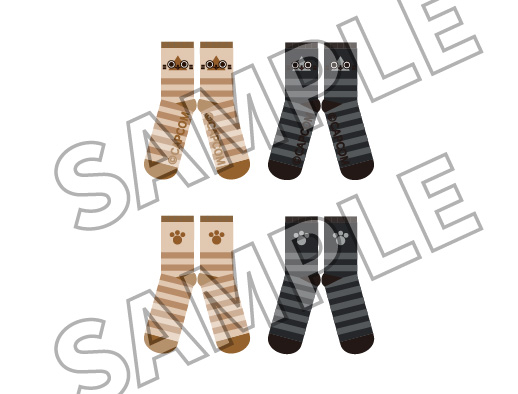 【モンスターハンター・ザ・フィールド】もこもこ靴下(全2種)