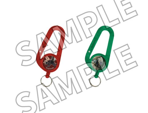 【モンスターハンター・ザ・フィールド】カラビナリールキーホルダー(全2種)